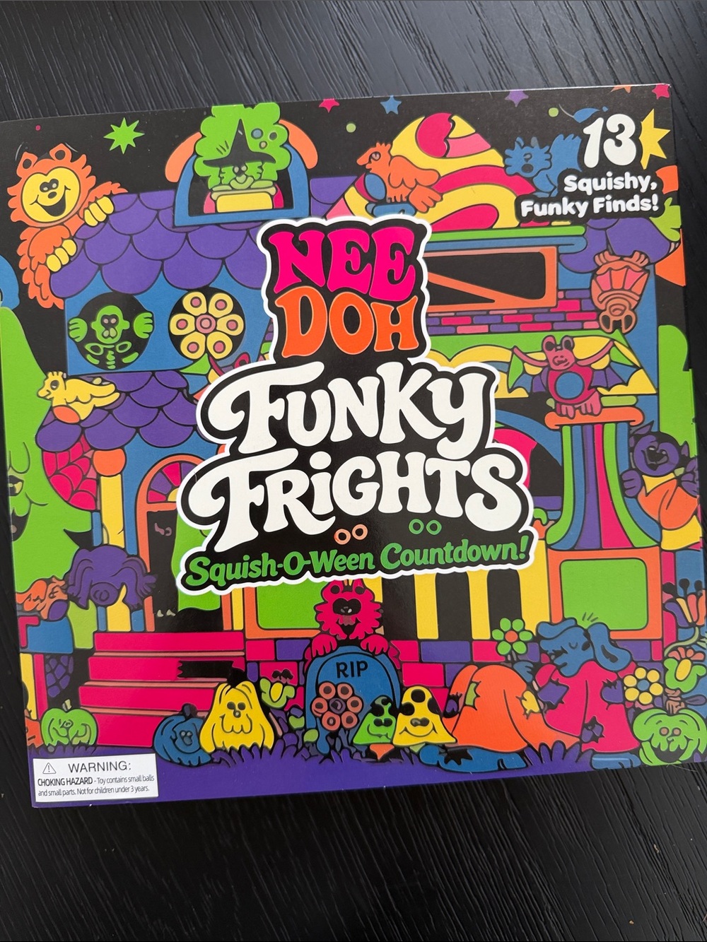 Nee doh- schylling Funky Frights Squish-O-Ween Countdown - Colorful Kids Toy